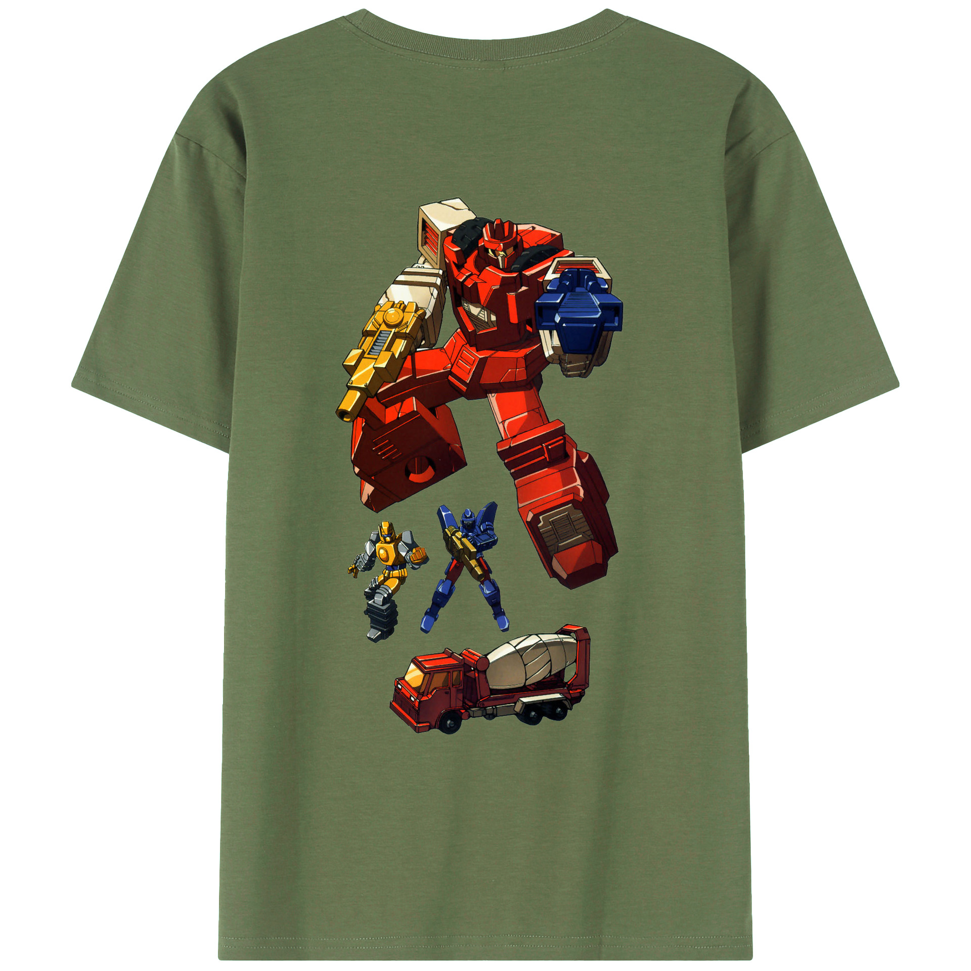 （画像用）  綿100％ メンズ半袖Tシャツ（バックプリント） 通気性